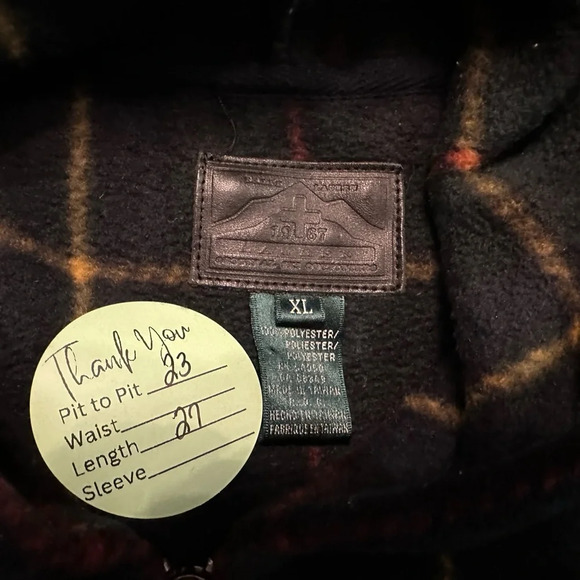 Ralph Lauren Black Label Plaid Fleece Vest Hoodie - Picture 9 of 9